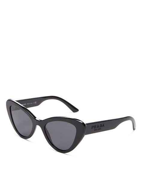 prada 00mm cat eye shield sunglasses|52mm cat eye sunglasses prada.